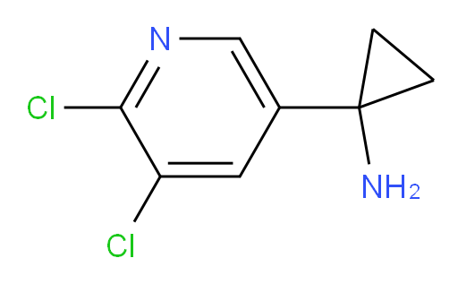 1-(5,6-dichloropyridin-3-yl)cyclopropan-1-amine