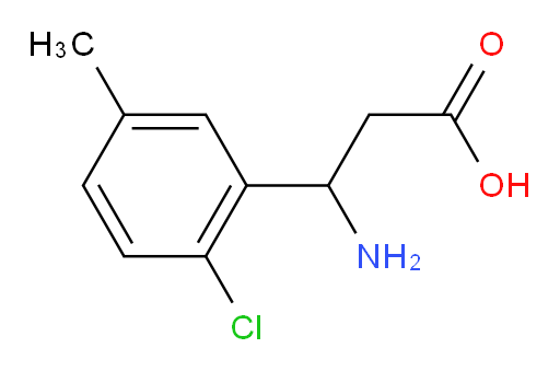 3-amino-3-(2-chloro-5-methylphenyl)propanoic acid