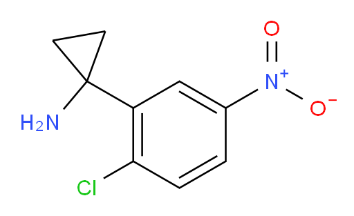 1-(2-chloro-5-nitrophenyl)cyclopropan-1-amine