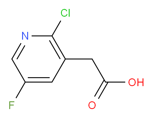 2-(2-chloro-5-fluoropyridin-3-yl)acetic acid