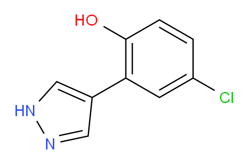 4-chloro-2-(1H-pyrazol-4-yl)phenol