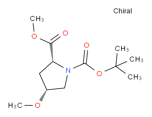 1-tert-butyl 2-methyl (2R,4R)-4-methoxypyrrolidine-1,2-dicarboxylate