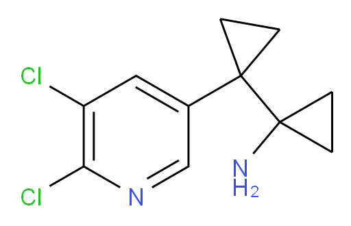 1-[1-(5,6-dichloropyridin-3-yl)cyclopropyl]cyclopropan-1-amine