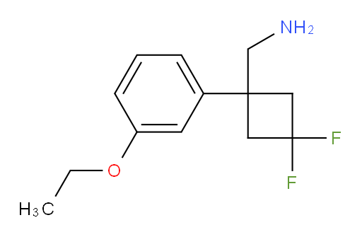 [1-(3-ethoxyphenyl)-3,3-difluorocyclobutyl]methanamine