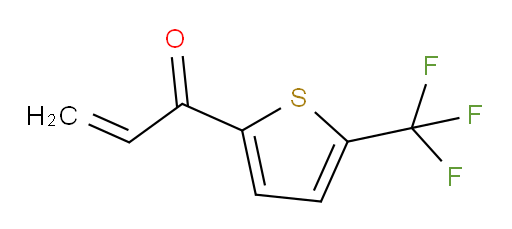 1-[5-(trifluoromethyl)thiophen-2-yl]prop-2-en-1-one