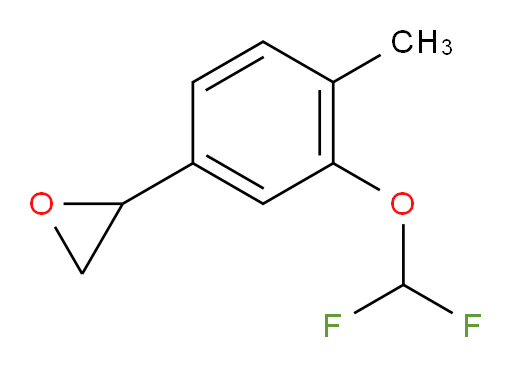 2-[3-(difluoromethoxy)-4-methylphenyl]oxirane