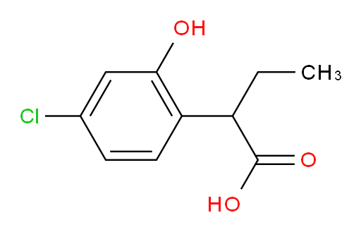 2-(4-chloro-2-hydroxyphenyl)butanoic acid