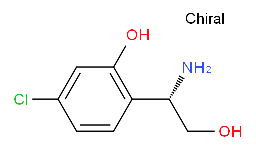 2-[(1S)-1-amino-2-hydroxyethyl]-5-chlorophenol