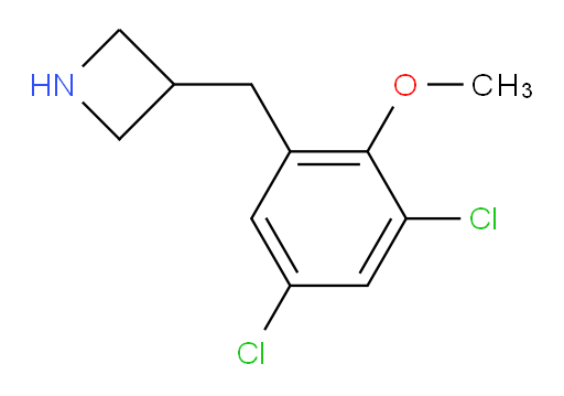 3-[(3,5-dichloro-2-methoxyphenyl)methyl]azetidine