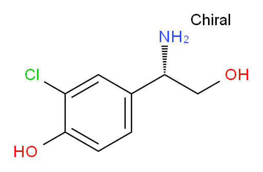 4-[(1S)-1-amino-2-hydroxyethyl]-2-chlorophenol