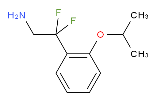 2,2-difluoro-2-[2-(propan-2-yloxy)phenyl]ethan-1-amine