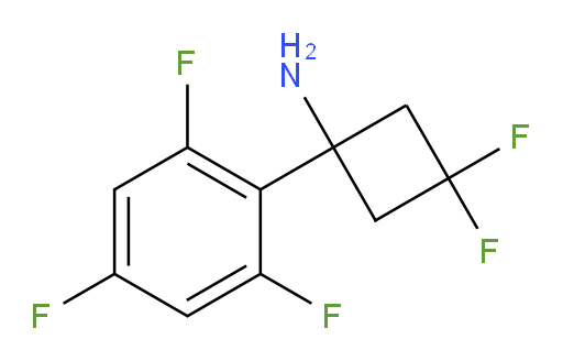 3,3-difluoro-1-(2,4,6-trifluorophenyl)cyclobutan-1-amine