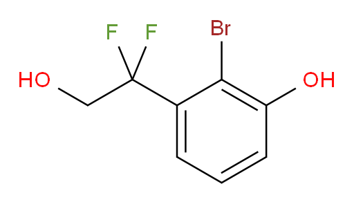 2-bromo-3-(1,1-difluoro-2-hydroxyethyl)phenol
