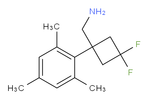 [3,3-difluoro-1-(2,4,6-trimethylphenyl)cyclobutyl]methanamine