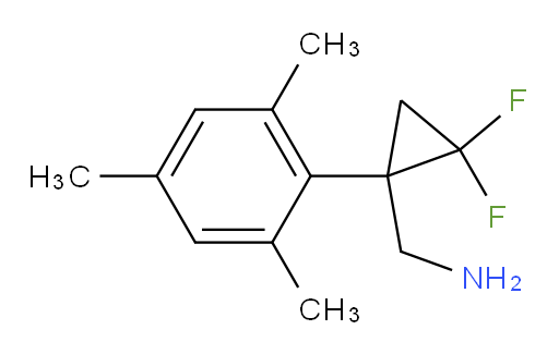 [2,2-difluoro-1-(2,4,6-trimethylphenyl)cyclopropyl]methanamine