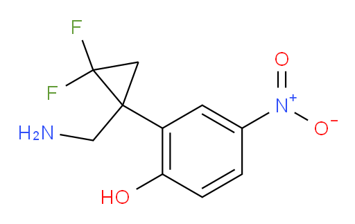 2-[1-(aminomethyl)-2,2-difluorocyclopropyl]-4-nitrophenol