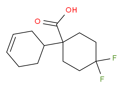 1-(cyclohex-3-en-1-yl)-4,4-difluorocyclohexane-1-carboxylic acid