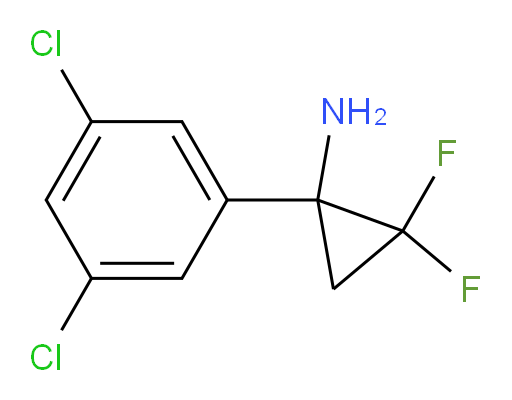 1-(3,5-dichlorophenyl)-2,2-difluorocyclopropan-1-amine