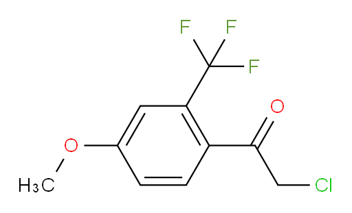 2-chloro-1-[4-methoxy-2-(trifluoromethyl)phenyl]ethan-1-one