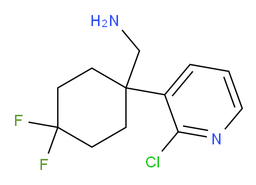 [1-(2-chloropyridin-3-yl)-4,4-difluorocyclohexyl]methanamine