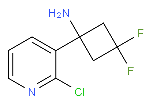 1-(2-chloropyridin-3-yl)-3,3-difluorocyclobutan-1-amine