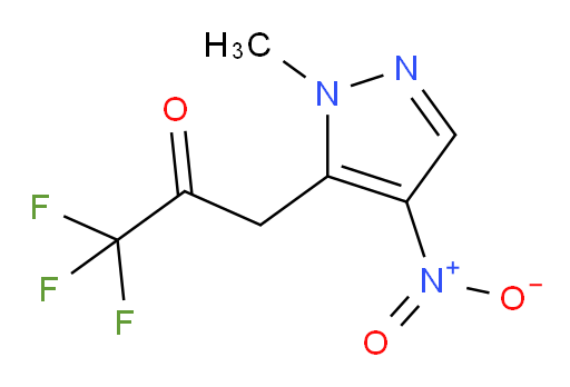 1,1,1-trifluoro-3-(1-methyl-4-nitro-1H-pyrazol-5-yl)propan-2-one