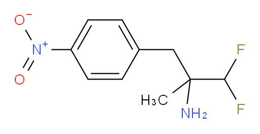 1,1-difluoro-2-methyl-3-(4-nitrophenyl)propan-2-amine