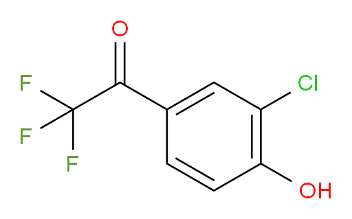 1-(3-chloro-4-hydroxyphenyl)-2,2,2-trifluoroethan-1-one