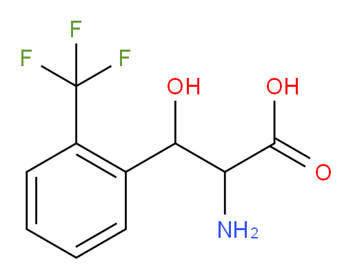 2-amino-3-hydroxy-3-[2-(trifluoromethyl)phenyl]propanoic acid