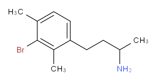 4-(3-bromo-2,4-dimethylphenyl)butan-2-amine