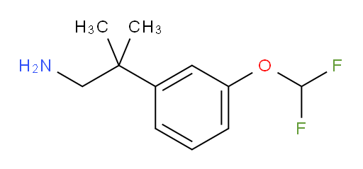 2-[3-(difluoromethoxy)phenyl]-2-methylpropan-1-amine