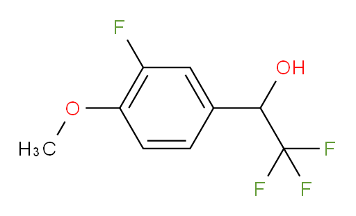 2,2,2-trifluoro-1-(3-fluoro-4-methoxyphenyl)ethan-1-ol