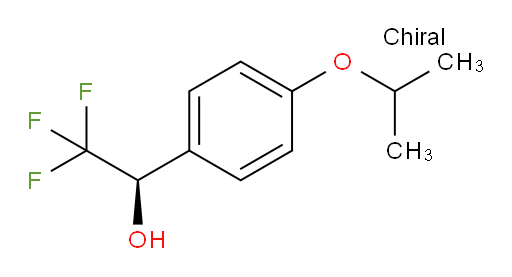 (1R)-2,2,2-trifluoro-1-[4-(propan-2-yloxy)phenyl]ethan-1-ol