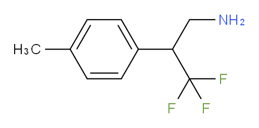 3,3,3-trifluoro-2-(4-methylphenyl)propan-1-amine