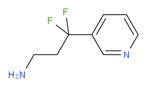 3,3-difluoro-3-(pyridin-3-yl)propan-1-amine