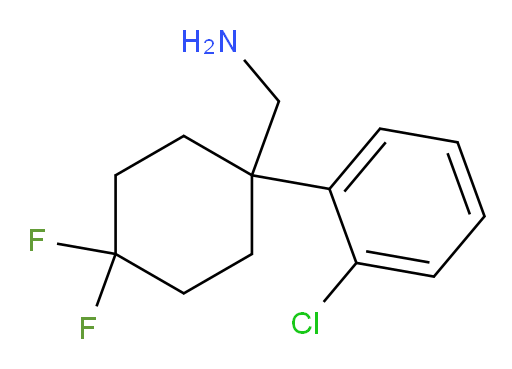 [1-(2-chlorophenyl)-4,4-difluorocyclohexyl]methanamine