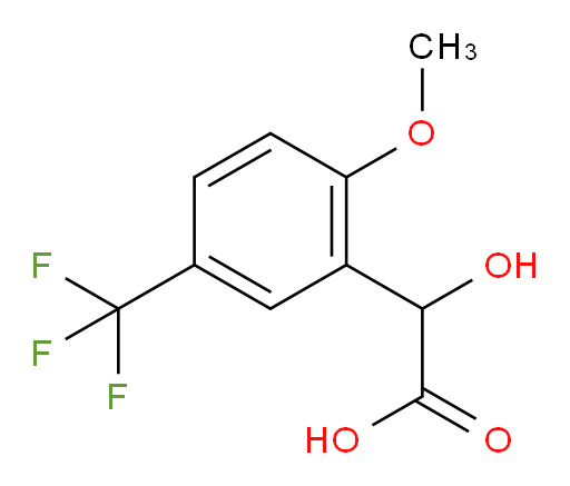 2-hydroxy-2-[2-methoxy-5-(trifluoromethyl)phenyl]acetic acid