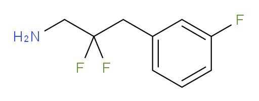 2,2-difluoro-3-(3-fluorophenyl)propan-1-amine