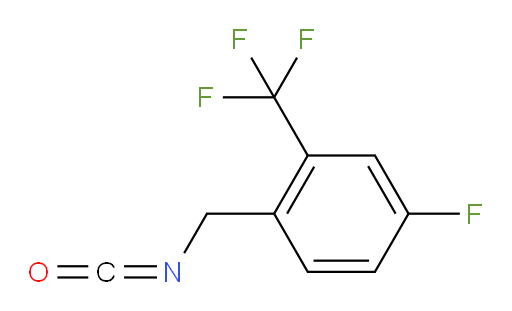 4-fluoro-1-(isocyanatomethyl)-2-(trifluoromethyl)benzene