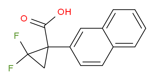 2,2-difluoro-1-(naphthalen-2-yl)cyclopropane-1-carboxylic acid