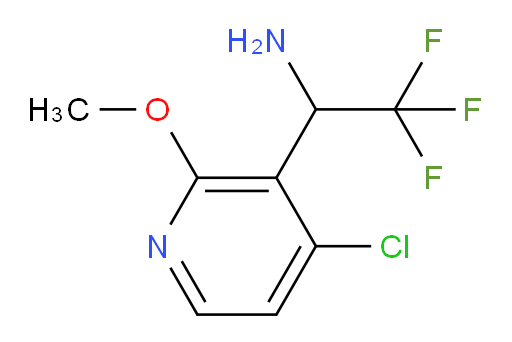 1-(4-chloro-2-methoxypyridin-3-yl)-2,2,2-trifluoroethan-1-amine