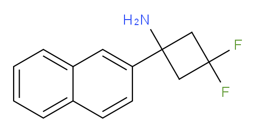 3,3-difluoro-1-(naphthalen-2-yl)cyclobutan-1-amine