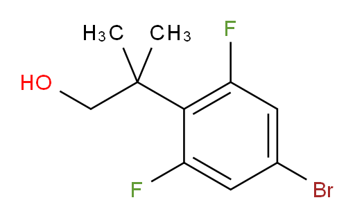 2-(4-bromo-2,6-difluorophenyl)-2-methylpropan-1-ol