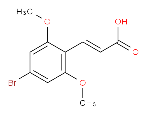 3-(4-bromo-2,6-dimethoxyphenyl)prop-2-enoic acid