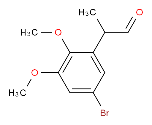 2-(5-bromo-2,3-dimethoxyphenyl)propanal