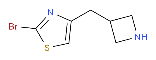 4-[(azetidin-3-yl)methyl]-2-bromo-1,3-thiazole