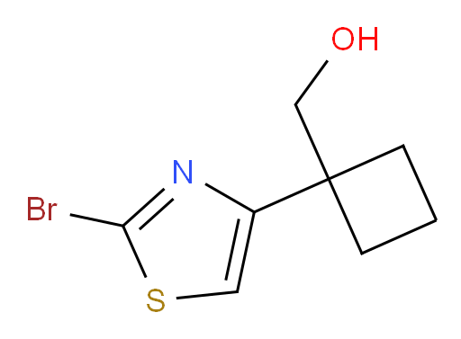 [1-(2-bromo-1,3-thiazol-4-yl)cyclobutyl]methanol