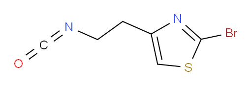 2-bromo-4-(2-isocyanatoethyl)-1,3-thiazole