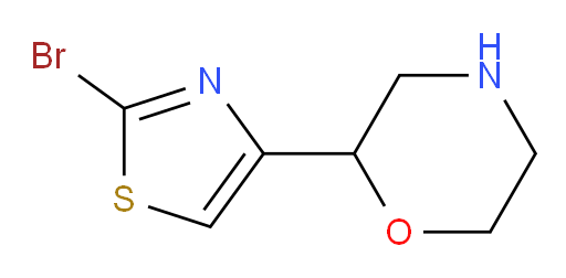 2-(2-bromo-1,3-thiazol-4-yl)morpholine