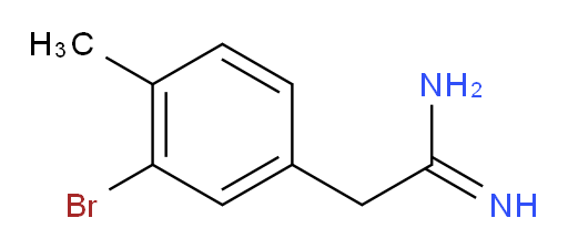 2-(3-bromo-4-methylphenyl)ethanimidamide